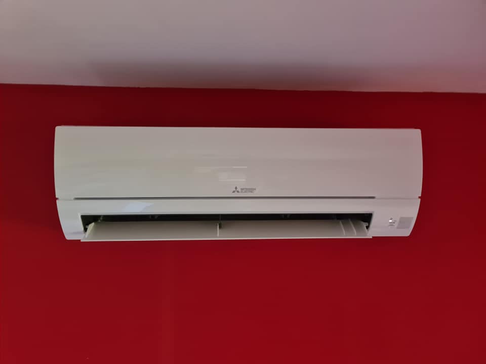 installation d'une climatisation Bi-split Mitsubishi à Jouillat 